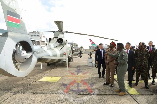 Kenya Defense Forces Receive Refurbished Z9 Helicopters from China